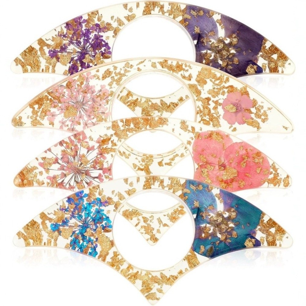 Dried Flower Bookmark - Porte-Page de livre en résine de
