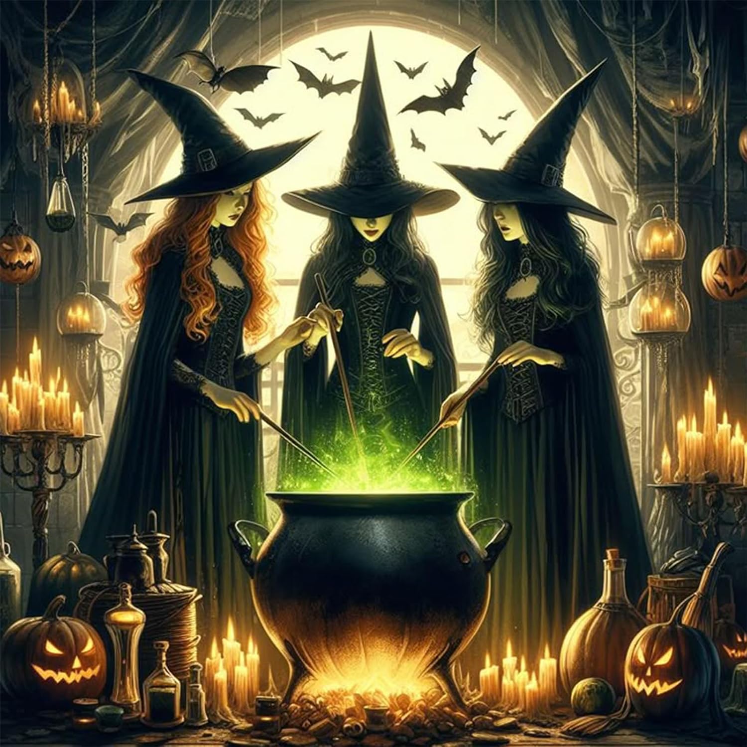 RUOPOTY sorcière bricolage dia - Photo Mosaic Print avis et prix