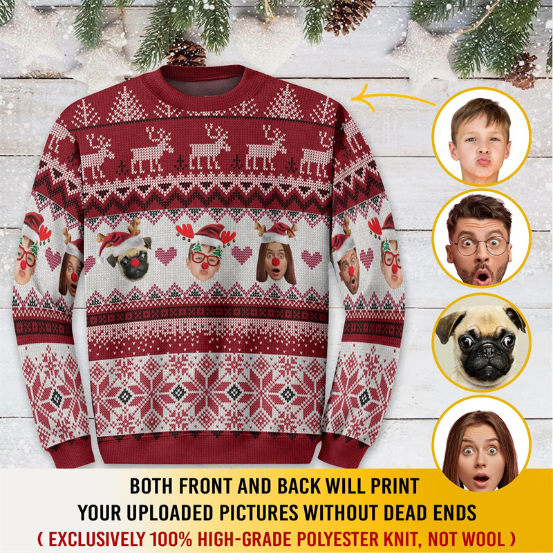 Sweat-shirt de Noël personnali - Family Tree Print avis et prix