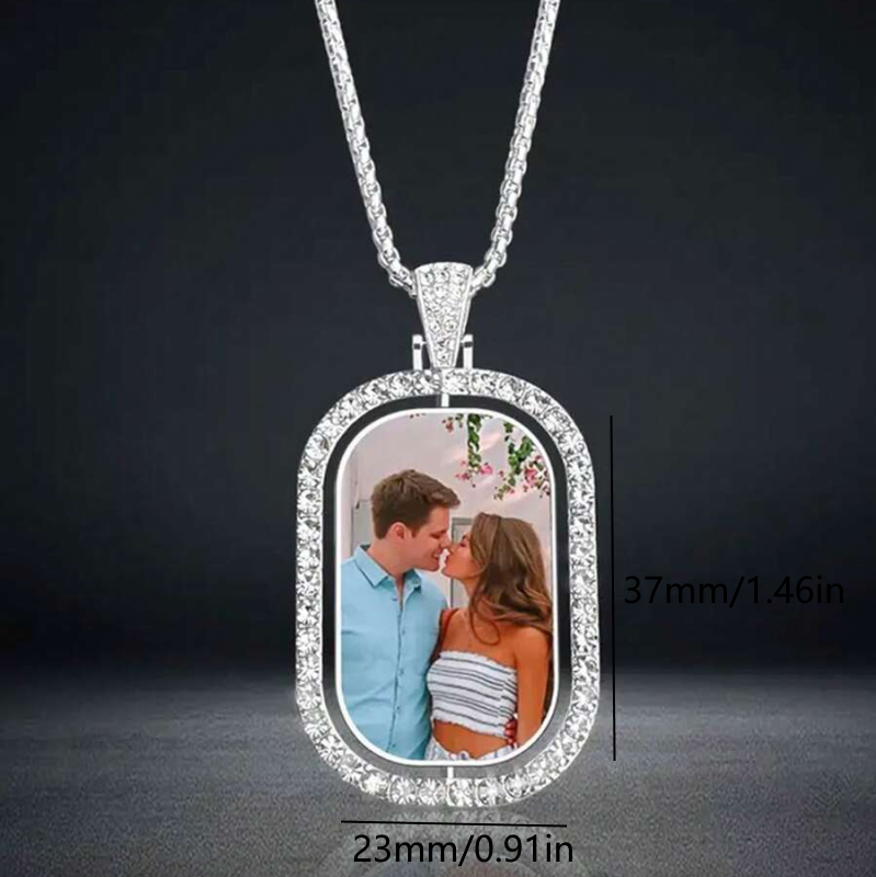 Collier avec pendentif photo p - Pet Portrait Custom avis et prix